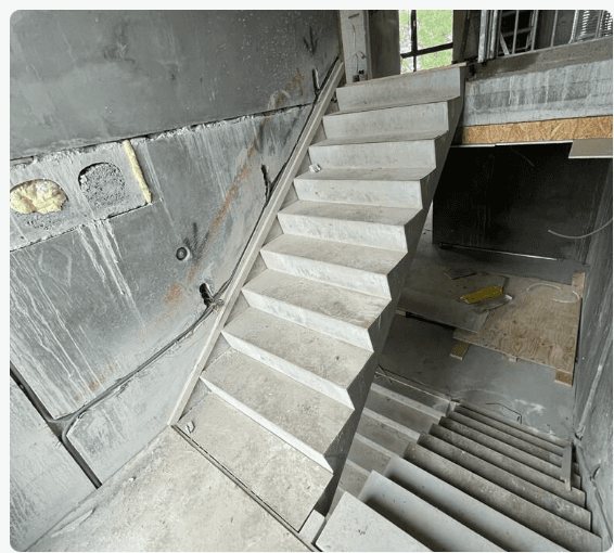 Marmeren trapbekleding - voor renovatie